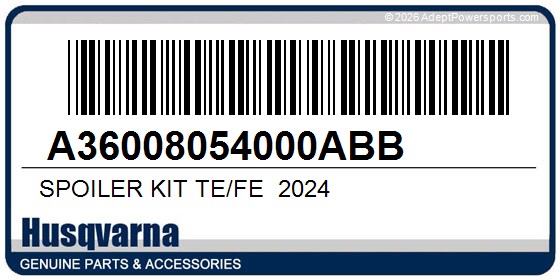 Husqvarna A36008054000ABB Spoiler Kit Te/Fe  2024