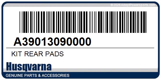 Husqvarna A39013090000 Kit Rear Pads