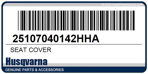 Husqvarna 25107040142HHA Seat Cover