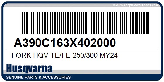 Husqvarna A390C163X402000 Fork Hqv Te/Fe 250/300 My24