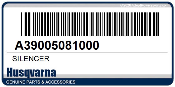 Husqvarna A39005081000 Silencer