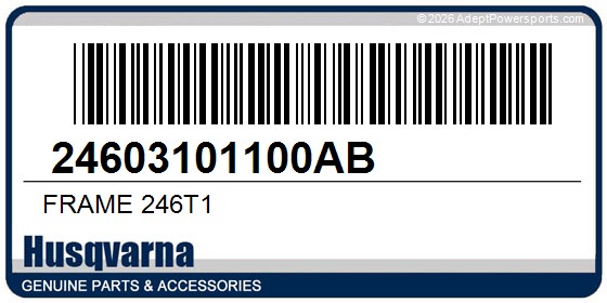 Husqvarna 24603101100AB Frame 246T1