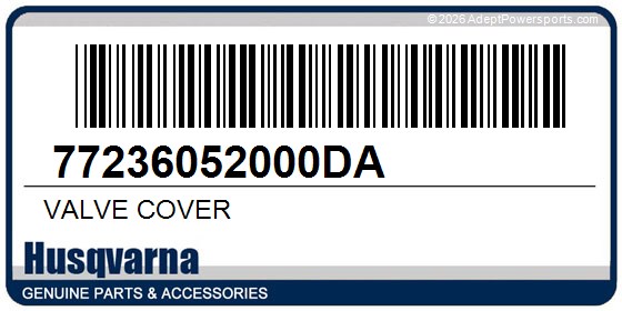 Husqvarna 77236052000DA Valve Cover