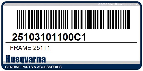 Husqvarna 25103101100C1 Frame 251T1