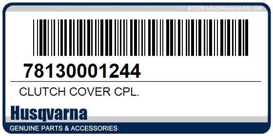 Husqvarna 78130001244 Clutch Cover Cpl.