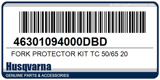 Husqvarna 46301094000DBD Fork Protector Kit Tc 50/65 20