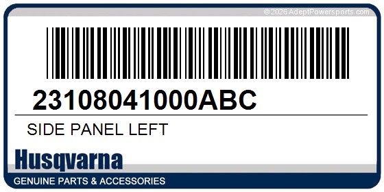 Husqvarna 23108041000ABC Side Panel Left