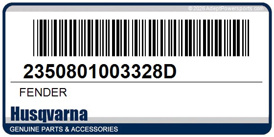 Husqvarna 2350801003328D Fender