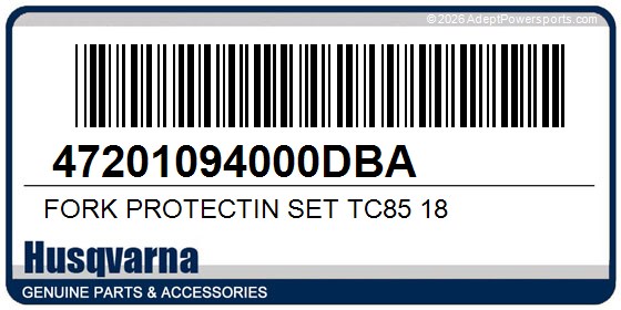 Husqvarna 47201094000DBA Fork Protectin Set Tc85 18