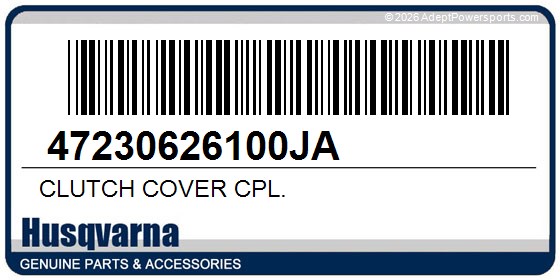 Husqvarna 47230626100JA Clutch Cover Cpl.