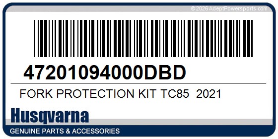 Husqvarna 47201094000DBD Fork Protection Kit Tc85  2021