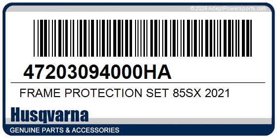 Husqvarna 47203094000HA Frame Protection Set 85Sx 2021