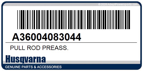 Husqvarna A36004083044 Pull Rod Preass.