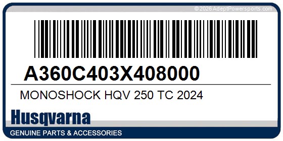 Husqvarna A360C403X408000 Monoshock Hqv 250 Tc 2024