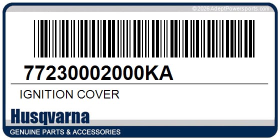 Husqvarna 77230002000KA Ignition Cover