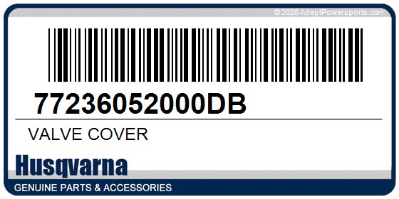 Husqvarna 77236052000DB Valve Cover