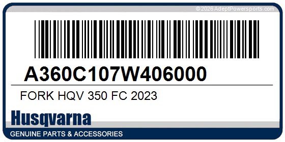 Husqvarna A360C107W406000 Fork Hqv 350 Fc 2023