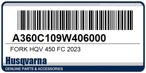 Husqvarna A360C109W406000 Fork Hqv 450 Fc 2023