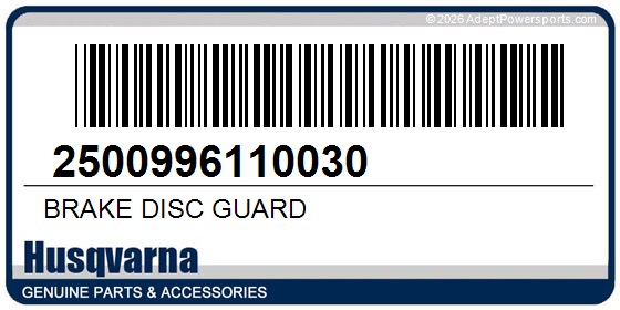 Husqvarna 2500996110030 Brake Disc Guard