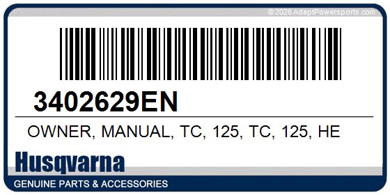 Husqvarna 3402629EN Owner, Manual, Tc, 125, Tc, 125, He