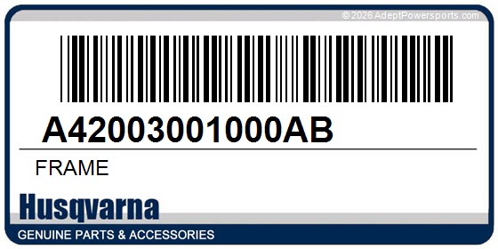 Husqvarna A42003001000AB Frame