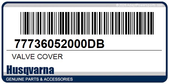 Husqvarna 77736052000DB Valve Cover