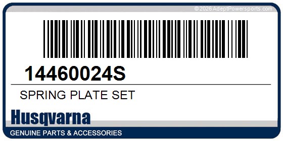Husqvarna 14460024S Spring Plate Set