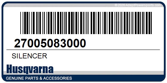 Husqvarna 27005083000 Silencer