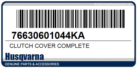 Husqvarna 76630601044KA Clutch Cover Complete