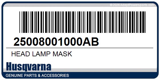 Husqvarna 25008001000AB Head Lamp Mask