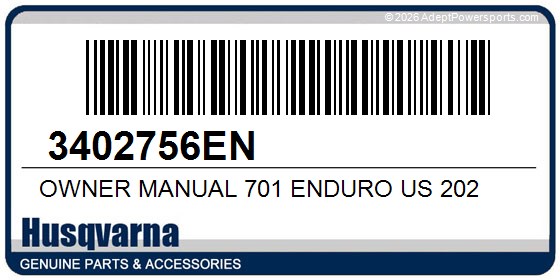 Husqvarna 3402756EN Owner Manual 701 Enduro Us 202
