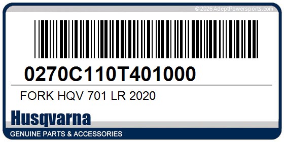 Husqvarna 0270C110T401000 Fork Hqv 701 Lr 2020