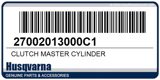 Husqvarna 27002013000C1 Clutch Master Cylinder