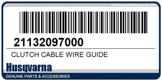 Husqvarna 21132097000 Clutch Cable Wire Guide