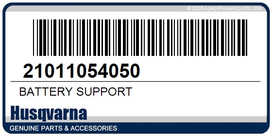 Husqvarna 21011054050 Battery Support