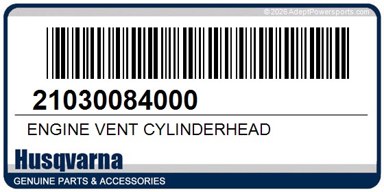 Husqvarna 21030084000 Engine Vent Cylinderhead