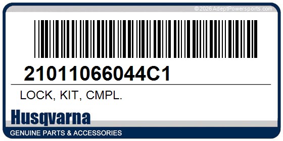 Husqvarna 21011066044C1 Lock, Kit, Cmpl.