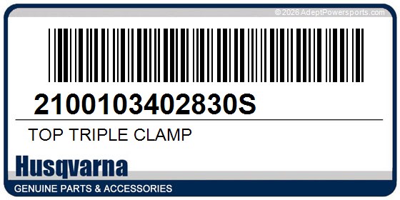 Husqvarna 2100103402830S Top Triple Clamp