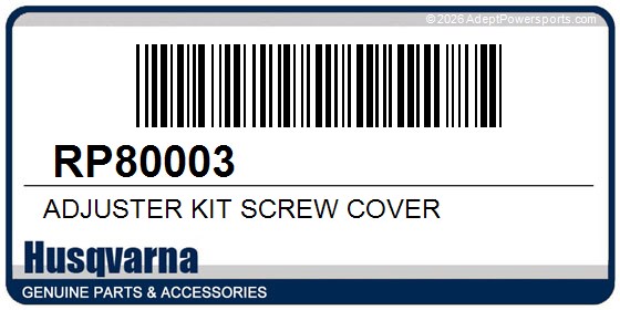 Husqvarna RP80003 Adjuster Kit Screw Cover