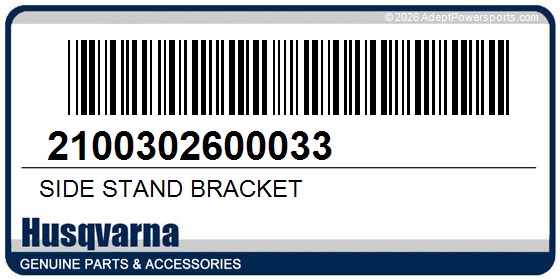 Husqvarna 2100302600033 Side Stand Bracket