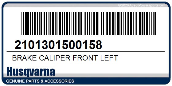 Husqvarna 2101301500158 Brake Caliper Front Left