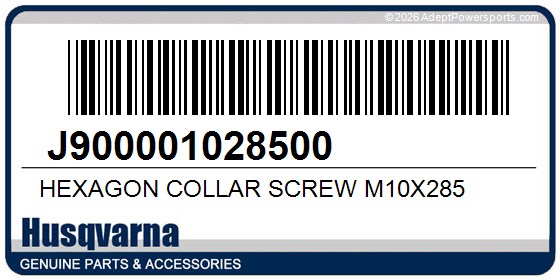 Husqvarna J900001028500 Hexagon Collar Screw M10x285