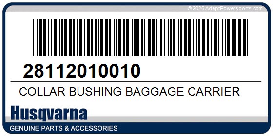 Husqvarna 28112010010 Collar Bushing Baggage Carrier