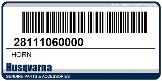 Husqvarna 28111060000 Horn
