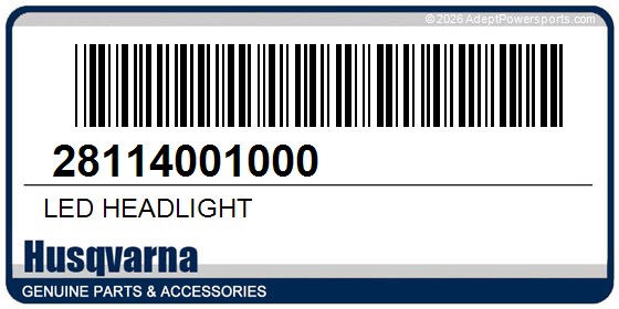 Husqvarna 28114001000 Led Headlight