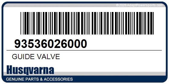 Husqvarna 93536026000 Guide Valve