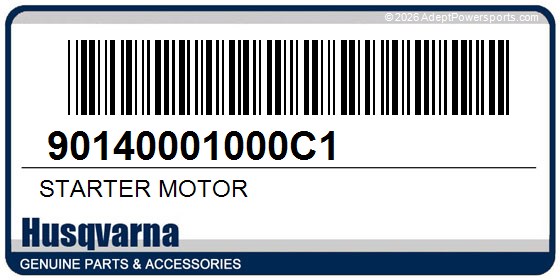 Husqvarna 90140001000C1 Starter Motor