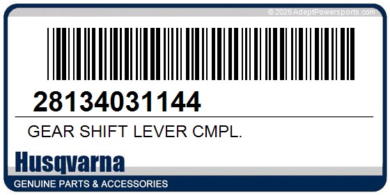 Husqvarna 28134031144 Gear Shift Lever Cmpl.