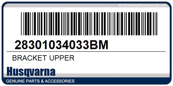 Husqvarna 28301034033BM Bracket Upper