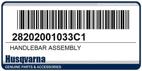 Husqvarna 28202001033C1 Handlebar Assembly